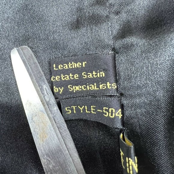 OLD-WEST STYLE Mens GAMBLER's VEST~SKULLY~TAN SUEDE LEATHER 2 POCKETS LARGE - Picture 10 of 10